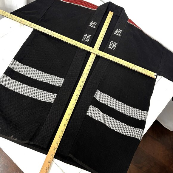 Kimono 30’s -  50’s Japanese Fireman’s Cotton Work Hanten Jacket Collectible - Picture 11 of 15